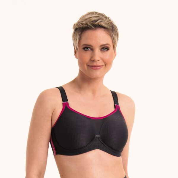 Sujetador deportivo con aros tirantes ajustables 5599 - ANITA ACTIVE - COPAS GRANDES- TALLAS GRANDES - Imagen 10