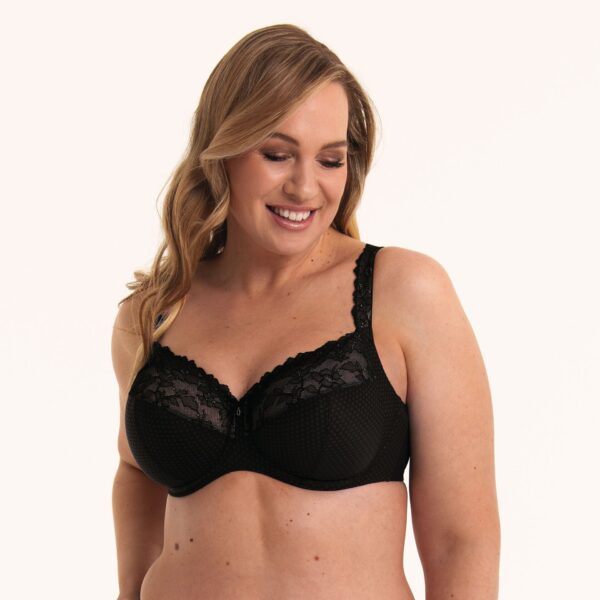 SUJETADOR CON ARO COPA GRANDE ELOISE 5295 - ROSA FAIA - - Imagen 2