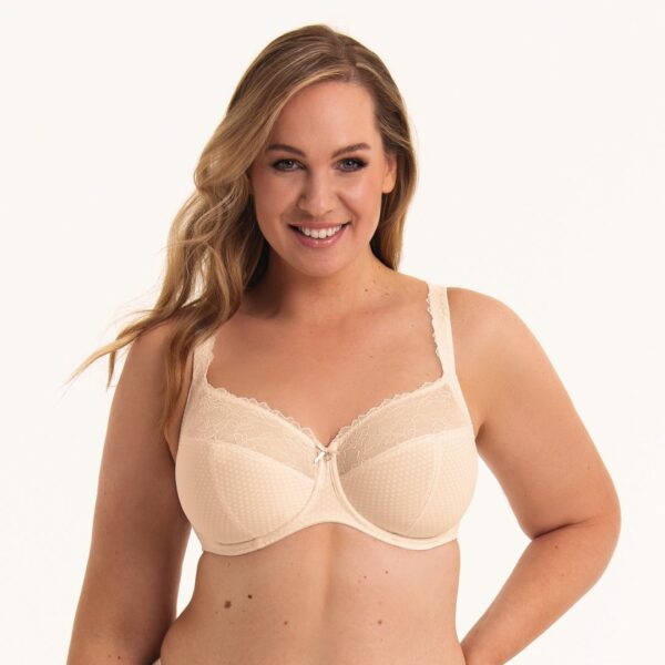 SUJETADOR CON ARO COPA GRANDE ELOISE 5295 - ROSA FAIA -