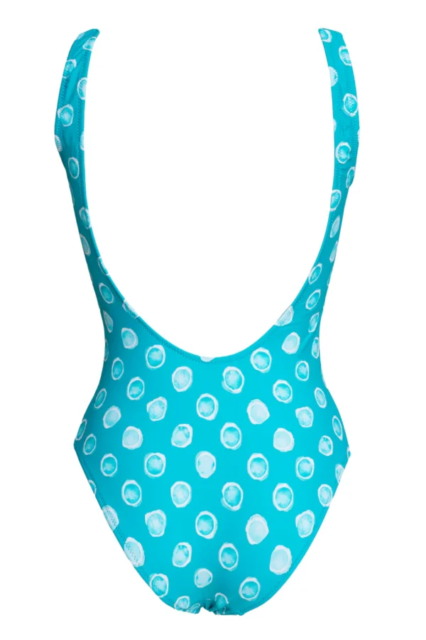 Bañador con Cremallera 20008 TOPO PRINT SWIMSUIT - AQUE APPAREL - - Imagen 2