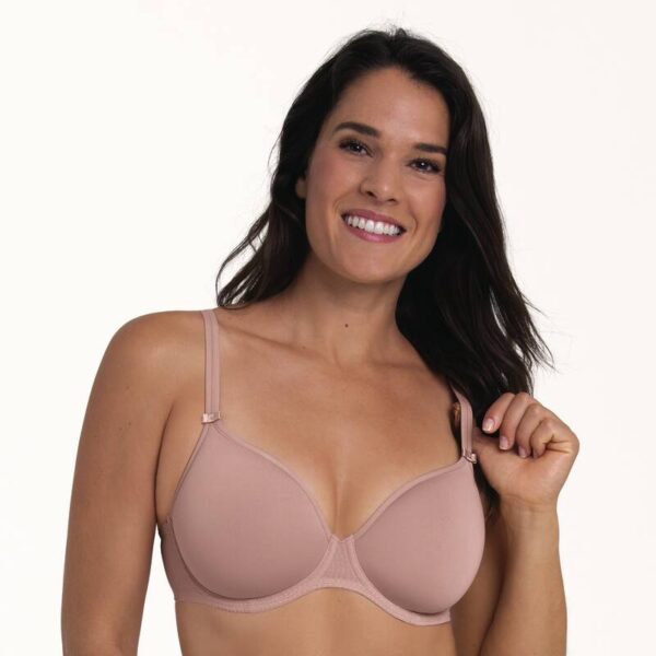 Sujetador con aros cazoleta spacer Selma Pure - 5237 - ROSA FAIA - Imagen 3