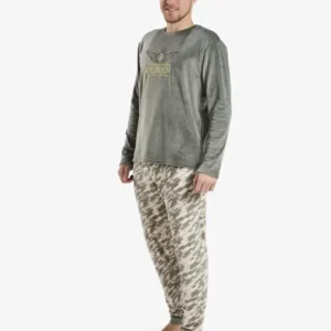 Pijama Hombre invierno terciopelo  - MU_CP0351 - MUNICH