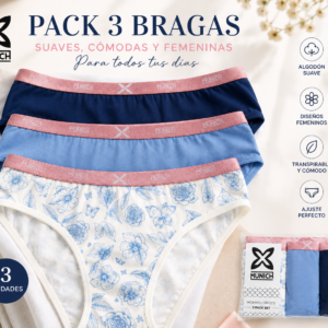 PACK DE BRAGAS ALGODÓN - MUNICH