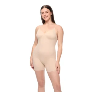 Body reductor de control medio con pierna y con sujetador multiposición sin aros - MISS PERFECT 4161 -